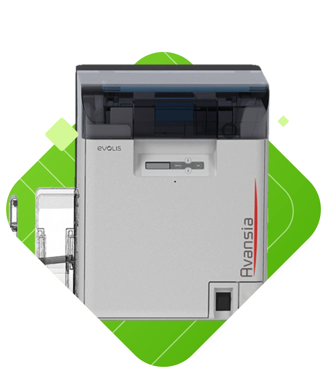 drukarki do kart plastikowych avansia przod